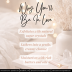 Almond Vanilla Foaming Body Scrub