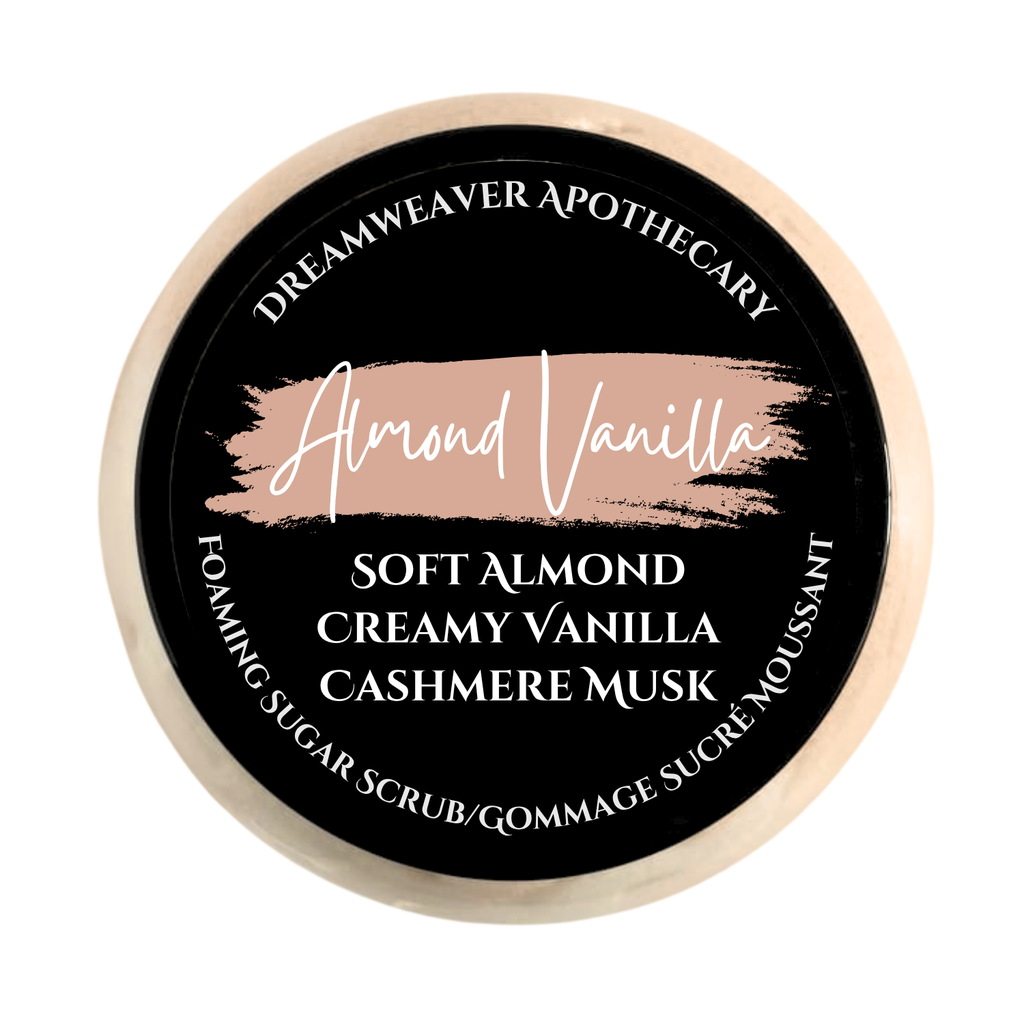 Almond Vanilla Foaming Body Scrub