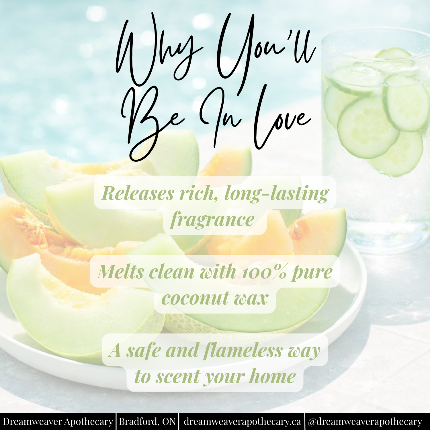 Juicy Melon Scented Wax Melt
