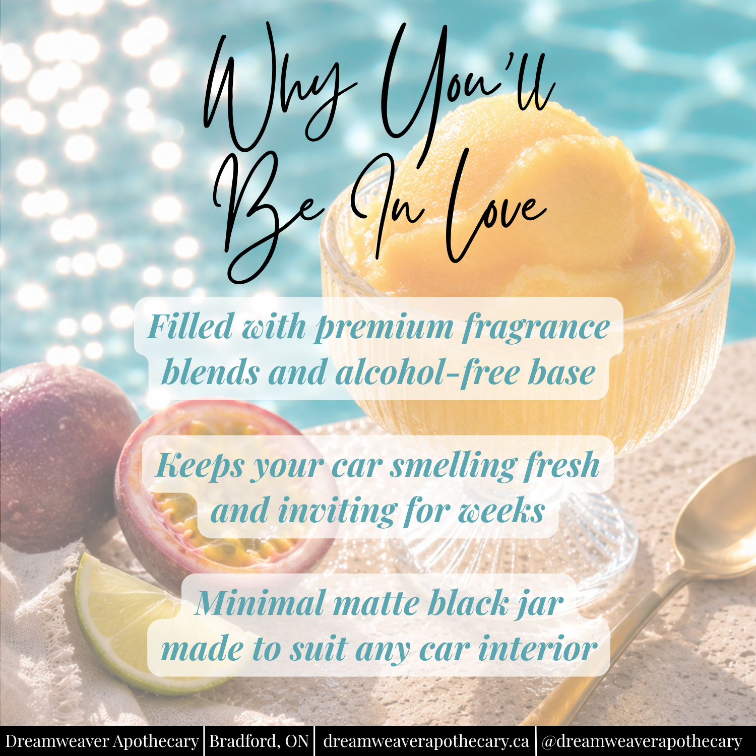 Passionfruit Sorbet Car Diffuser