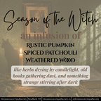 Season of the Witch Scented Wax Melt