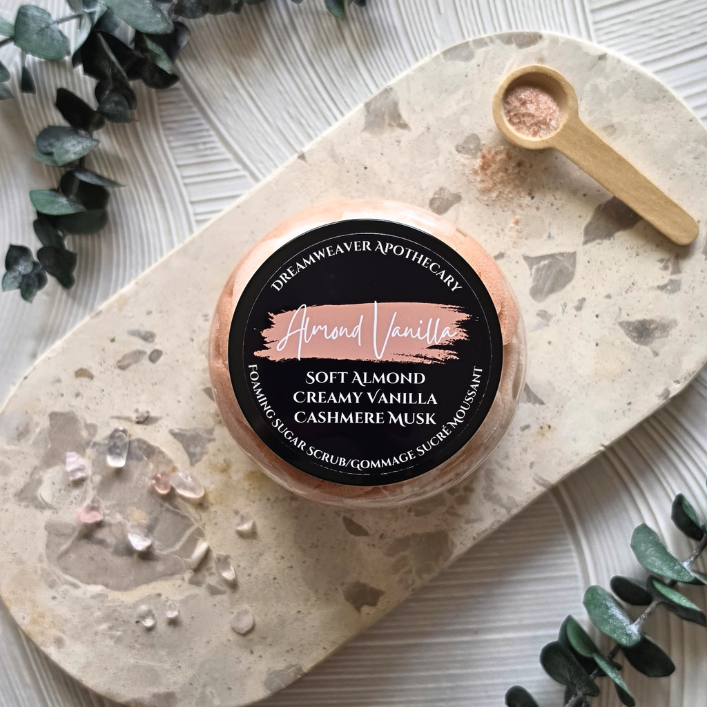 Almond Vanilla Foaming Body Scrub