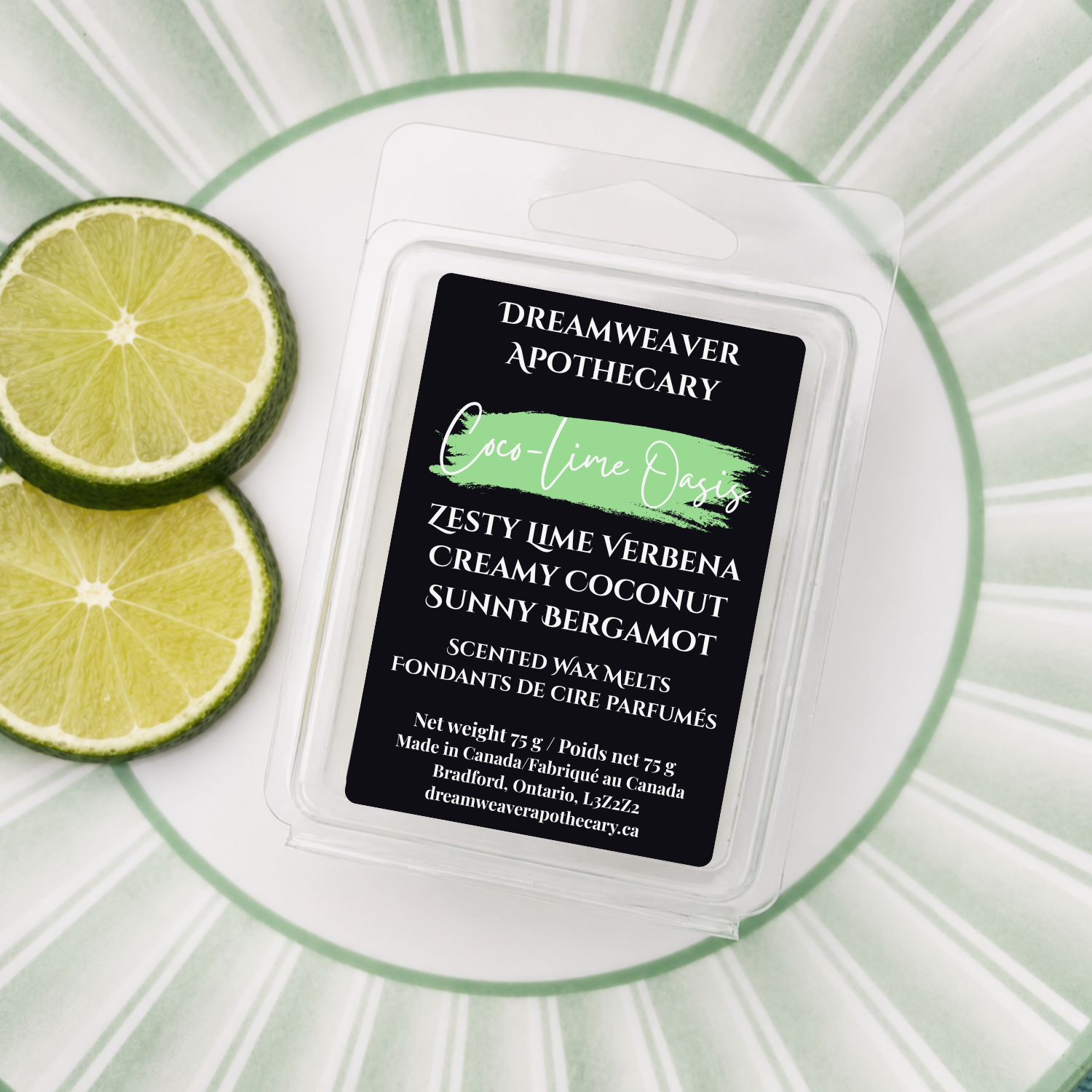 Coco-Lime Oasis Scented Wax Melt
