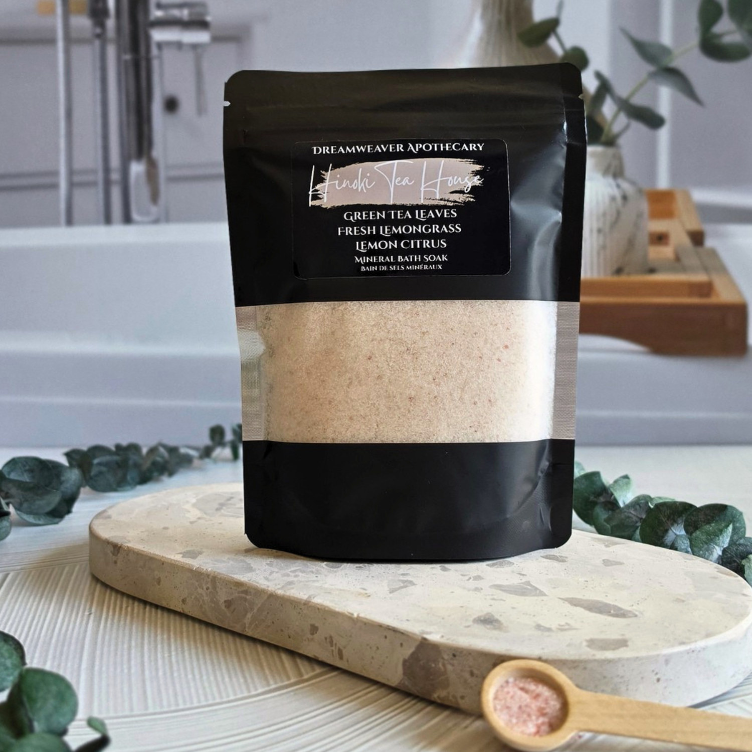 Hinoki Tea House Mineral Bath Soak