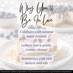 Blueberry Cheesecake Foaming Body Scrub