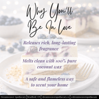 Blueberry Cheesecake Scented Wax Melt