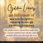 Golden Leaves Scented Wax Melt