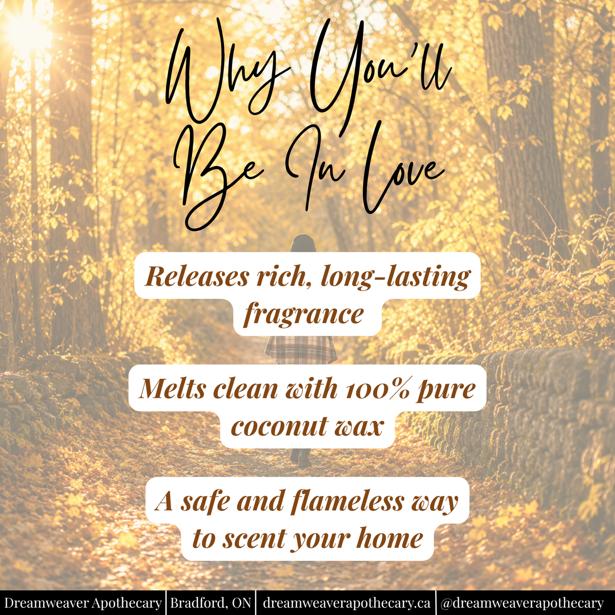 Golden Leaves Scented Wax Melt